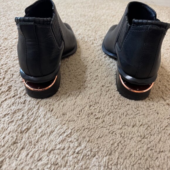 Alexander wang Kori ankle chelsea booties black / rose gold - Picture 4 of 8